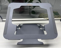Bon marché, support en métal pliable et stable à deux bras pour ordinateur portable, pour ordinateurs portables 10-17 pouces, MacBooks, capacité de charge de 10kg