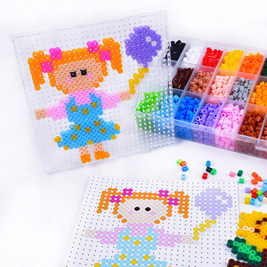 Kit de Perles Hama 24 Couleurs en Boîte – Jouets DIY Éducatifs pour Enfants – Perles à Fusionner 5 mm – Vente Chaude - Product Image 5