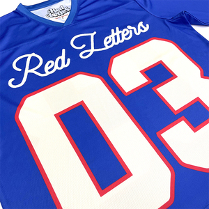 Equipo juvenil Trendy Oversized Retro American Football Jersey Personalizado Impreso Tallas grandes Característica - Product Image 4