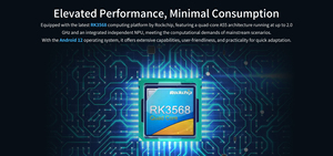 Industrial <strong>Embedded</strong> Fanless Mini PC with Android <strong>Linux</strong> Debian Ubuntu OS, X86 Smart Gateway Control Box Computer - Product Image 2