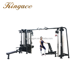 Equipo de gimnasio comercial 5 estaciones Pin de entrenamiento multifuncional cargado ejercicio gimnasio Fitness Multi estación Cable máquina - Product Image 1
