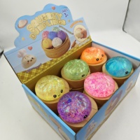 Jouet anti-stress Squishy Bun à paillettes, à remontée lente, pack mystère, pour fournitures de fête et sacs cadeaux