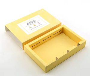 Custom Full Printing Sliding Drawer Box With Slots For Tea Bag Simple Hand Cream Sets Paper Packaging Box