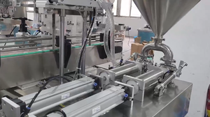 10ml-5000ml doble dos cabezas botellas automáticas de mesa/latas/máquina de llenado de contenedores para líquido, miel, salsa de tomate - Product Image 3