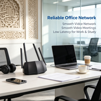 Router WiFi Tengda AC8 de Doble Banda, Router Inalámbrico Gigabit de Alta Velocidad para el Hogar, 1167Mbps