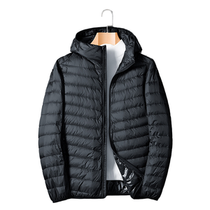Parka longue en toile de luxe pour homme, avec capuche, faible MOQ, vente en gros, pour l'<span class=keywords><strong>hiver</strong></span> - Product Image 4