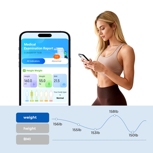 अस्पताल का उपयोग मानव शरीर को अनुकूलित इलेक्ट्रॉनिक ऊंचाई और वजन पैमाने अल्ट्रासोनिक बीम शरीर के ऊंचाई वजन पैमाने - Product Image 3