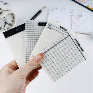Self-Adhesive Transparent Sticky Notes Clear Waterproof Index Tabs for <strong>Annotating</strong> Books - Product Image 1
