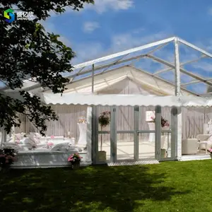 イベント用の大きな白い屋外ヘビーデューティーホワイト10X10テント結婚披露宴をカスタマイズ高品質の結婚式のテント