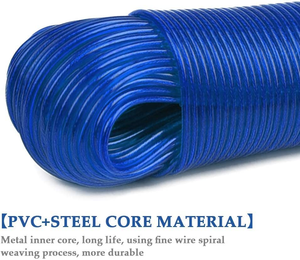 Corde à linge en PVC multicolore antidérapante et résistante aux intempéries, directement de l'usine, pour la maison et l'hôtel - Product Image 1