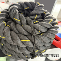 Corde de combat personnalisée pour entraînement physique et renforcement des bras, 38mm 50mm, en vente
