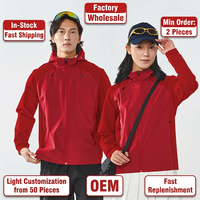 Chaqueta Ligera para Exteriores, Unisex, con Capucha, Bloques de Color, Resistente al Viento y Transpirable, para Senderismo y Running, Primavera/Otoño