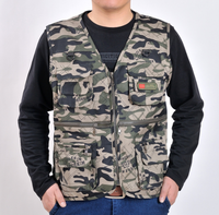 Veste sans manches multi-poches pour homme, vente chaude, pour la photographie, la pêche, la chasse, veste utilitaire décontractée pour les voyages et le camping