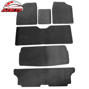 พรมปูพื้นสำหรับโตโยต้าเซียนน่า 98-03 สีดำกำมะหยี่ด้านหน้าด้านหลัง+พรมกันลื่นสำหรับท้ายรถ - Product Image 1