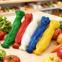 China Custom Fruit & Vegetable Plastic PP Mesh Net Bag Drawstring Mesh Bag PP Mesh Tote Bag Verpakking