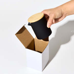 GOOPURE 蜡烛罐-身体油玻璃罐，用于肌肉放松，家庭水疗，7盎司（哑光黑色） - Product Image 2