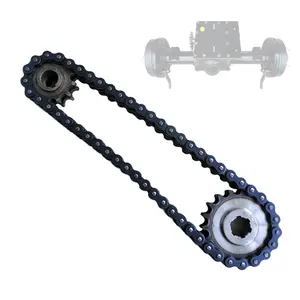 Aangepaste 530 Type Double Row Chain Ring Gear Achteras Borstel Motor Accessoires Tandwiel Voor Bouw Elektrische Driewieler