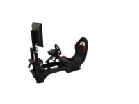 Cockpit de course de simulateur pliable et réglable avec siège à vendre prix bon marché pour PS4 PS5 Xbox Logitech G29