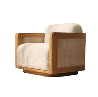 UV-beständiges Teak Outdoor Sofa Set Sofa Sessel Teak Couch tisch für Coastal Patios