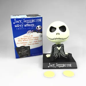 NightMare antes de Navidad figura de acción Jack Skellington figura juguete coche decoración PVC figura de Acción Fábrica