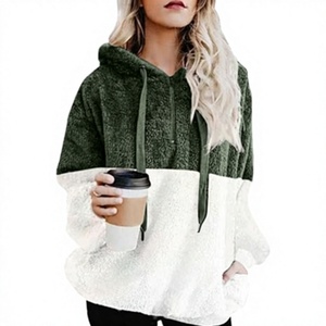 Women's <b>Sherpa</b> Fleece <b>Hoodie</b> Warm Teddy Pullover Winter Sweatshirt Ladies Plush <b>Sherpa</b> <b>Hoodie</b> Soft Fuzzy Fleece Winter Pullover - Product Image 1