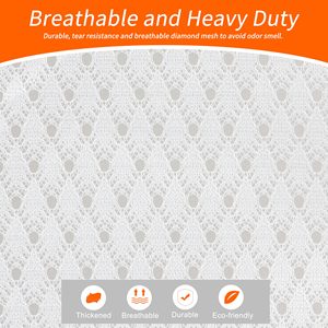 Heavy Duty Diamond <b>Mesh</b> Laundry Bags 24x36" - Machine Washable Large Commercial Grade Laundry Bag with Drawstring - Product Image 2