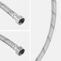 Tuyau de plomberie en acier inoxydable 304: connexion rapide, résistant à la corrosion et aux fuites pour des réparations sans effort dans les toilettes, le chauffage et la cuisine