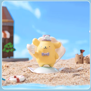 Figura Coleccionable Original MINISO de los Personajes de Sanrio de Blue Sea Holiday, Caja Sorpresa de PVC Japonesa, Juguete de Moda, Modelo <span class=keywords><strong>Kuromi</strong></span>, Regalo - Product Image 2