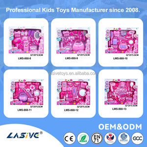 LASIVE TOY 역할놀이 세트 어린 소녀들을 위한 만화 시뮬레이션 보석 화장품 장난감 세트 생일 파티 선물 소녀 액세서리 장난감 - Product Image 5