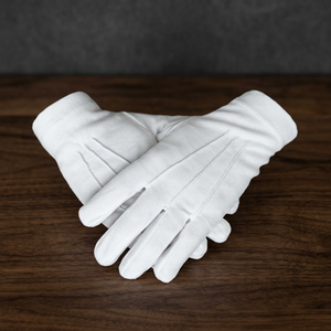 Gants d'hiver thermiques en cuir uni pour hommes, Regalia maçonniques (taille S) - Product Image 3