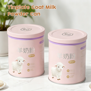 Tapa de Anillo de Lata de Grado Alimenticio 502 de 127 mm, Tapa Hermética Mate para Envases de Leche en Polvo y Proteínas, Envase Metálico Vacío Tipo Siomoda - Product Image 4