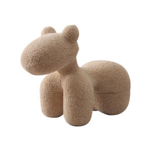 Silla de Peluche con Forma de Pony, Sofá de Animales de Peluche para Niños y Adultos, Asiento Suave con Tela de Felpa de Algodón - Product Image 5