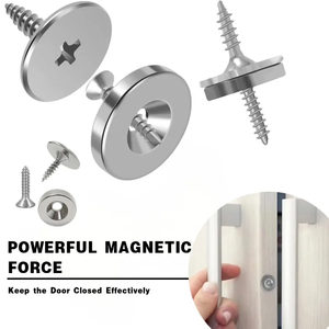 <b>Strong</b> <b>Magnetic</b> Modern Cabinet Snaps Metal Furniture Door Fastener Hidden Latches for Kitchen Living Room Cupboard Drawer Doors - Product Image 4