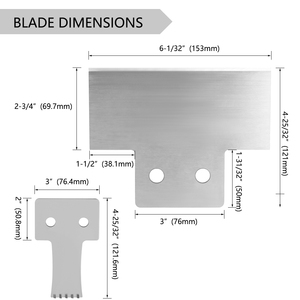 Bộ định tuyến bit chế biến gỗ Lavie 6inch <span class=keywords><strong>SDS</strong></span> <span class=keywords><strong>Max</strong></span> xẻng đục lưỡi rộng scraper sàn scraper gạch loại bỏ đục với dài xử lý router Bit Set zz05t304 - Product Image 5