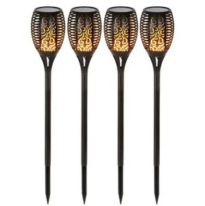 Năng lượng mặt trời ngọn lửa ánh sáng LED bãi cỏ sàn vườn chèn ánh sáng ngoài trời COURTYARD <span class=keywords><strong>Torch</strong></span> ánh sáng - Product Image 1