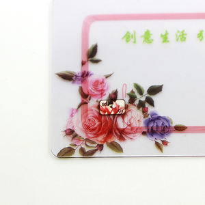 Carte cadeau d'entreprise en PVC transparent avec puce intelligente IC, sans contact, bande magnétique, taille et épaisseur personnalisables, film laminé, impression - Product Image 3