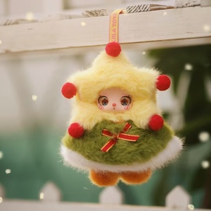 Caja Sorpresa de <span class=keywords><strong>la</strong></span> Serie <span class=keywords><strong>Milagro</strong></span> Navideño de Liila, Muñeca de Peluche con Decoración de Moda, Juguete de Vinilo con Rostro, Lindo Colgante, Cajas Misteriosas - Product Image 2