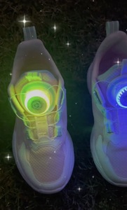 Lacets automatiques rapides <span class=keywords><strong>lacet</strong></span> paresseux sans lacets pour chaussures pour enfants système de lacets automatiques rapides avec lumière - Product Image 2