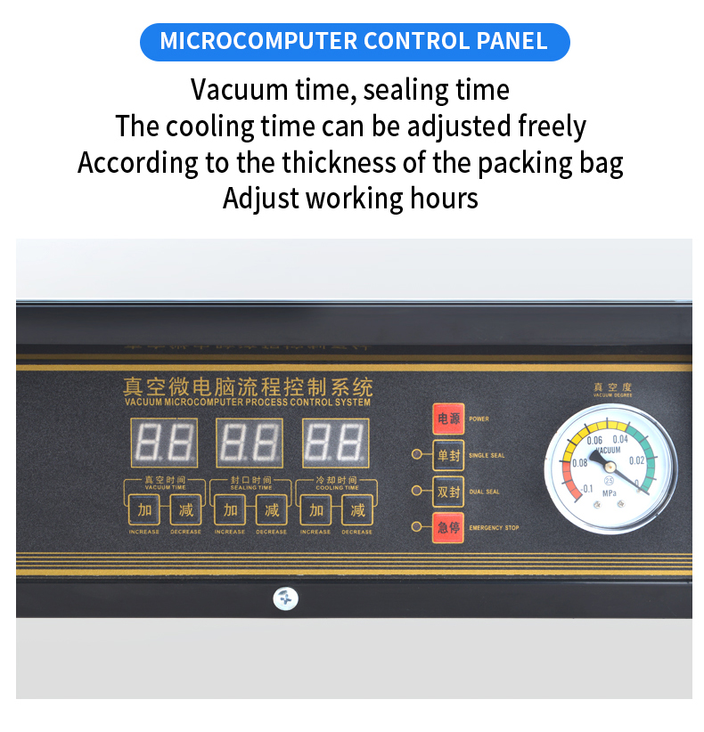 DZ-880/PD semi auto desktop vacuum sealer mini vacuum packaging machine for food rice meat fish