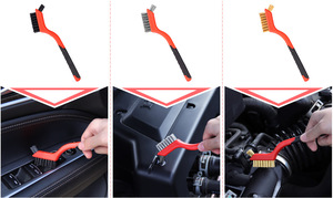 LIJIE 24pcs Spons Busa Poles Pembersih Laris Manis Set Sikat Lap Detailing Mobil Alat Pembersih Esensial untuk Cuci Mobil - Product Image 4