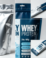 Isolat de protéines de lactosérum en poudre 2 lb, 30 sachets individuels portables, complément nutritionnel sportif pour adultes pour la croissance musculaire