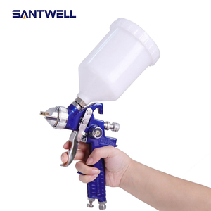 Gravity Feed <b>Spray</b> Gun Set HVLP Pneumatic <b>Paint</b> Sprayer 600ml Aluminium <b>Spray</b> Gun <b>for</b> <b>Car</b> Painting - Product Image 4
