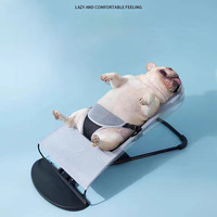 Fond antidérapant Chaise à bascule pour animaux de compagnie lit à bascule sur pied Lits d'été pour animaux de compagnie lit pour chien pliant réglable
