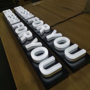 Buy Building-señal de letras iluminadas 3d para interiores y exteriores, señal de letras Led impermeables para exteriores - Product Image 2