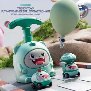 Nouveau lanceur de ballons en latex à pression manuelle en forme d'animal de dessin animé, jouet de voiture aérodynamique, cadeau d'Halloween et de Noël pour enfants - Product Image 2