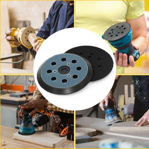 10 adet/1 takım doğrudan satış OEM yuvarlak kanca döngü destek zımpara Pad 5 inç köpük Orbital zımpara makinesi pedleri - Product Image 2