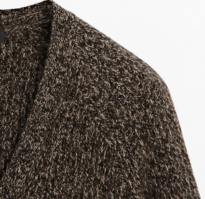 2025 su misura nuovo scollo a v base di base peso leggero maglione Cardigan maglioni maglieria vecchio stile soldi maglioni di alta qualità per gli uomini - Product Image 4