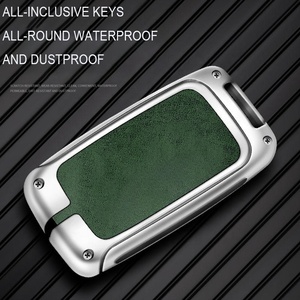 Funda de cuero de aleación de Zinc para llave de coche inteligente para Land Rover A9 Freelander <span class=keywords><strong>Evoque</strong></span> Discovery 4 5 Sport Lr4 Key Fob Auto Accesorios - Product Image 4