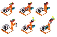 Weeefage Green World Kit Robot pembelajaran cerdas tipe ESP32 elektrik OEM untuk Piton STEM edukasi anak-anak