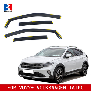 Deflettori Pioggia Interni per VOLKSWAGEN VW <span class=keywords><strong>TAIGO</strong></span>/NIVUS 2022+ Deflettori Vento per Finestrini Visiere Antipioggia - Product Image 2